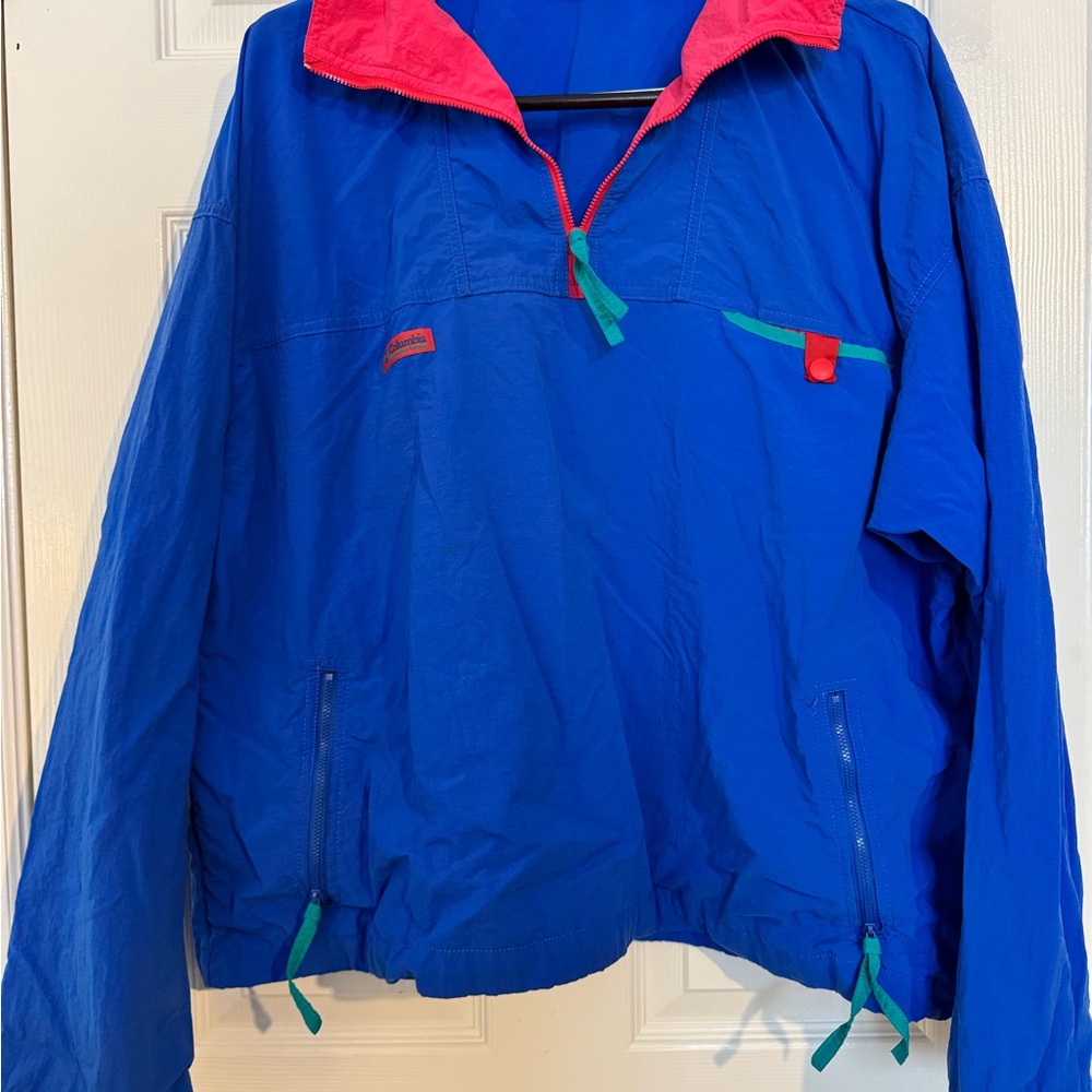Vintage Columbia Windbreaker, 3/4 Zip